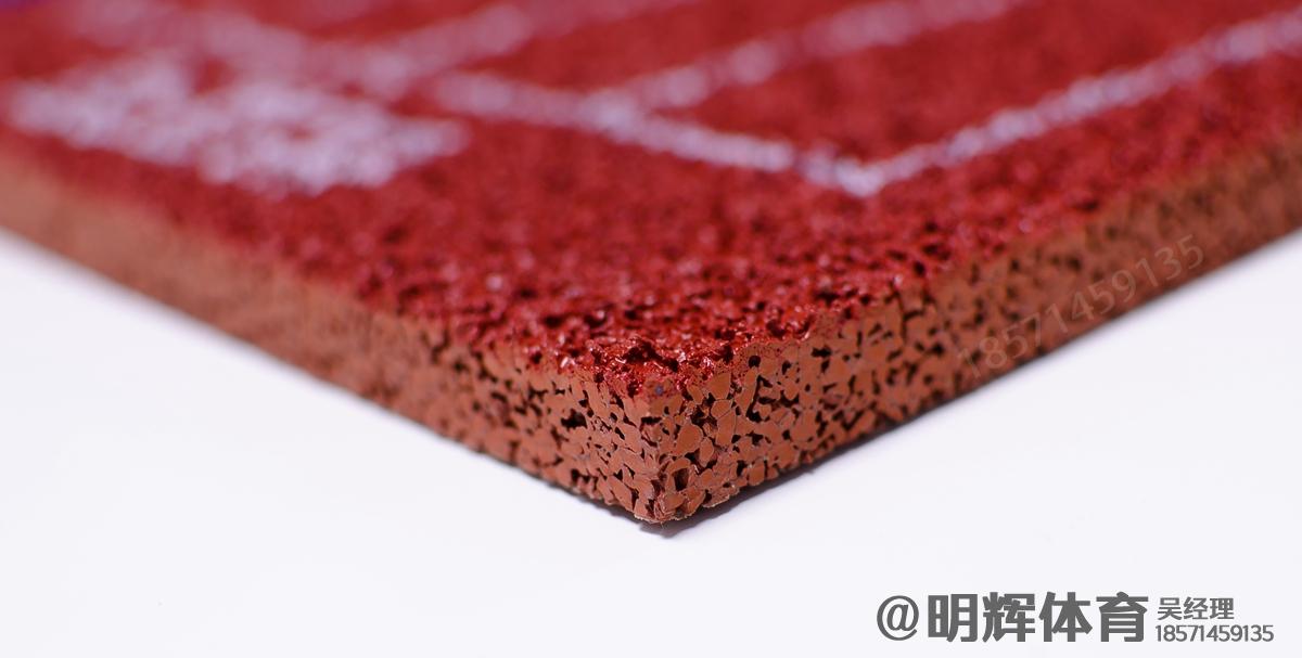 运动木地板13mm透气型塑胶跑道